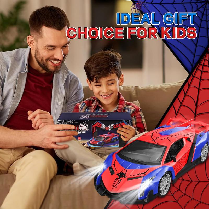 Spider Remote Control  for Boys 4-7 8-12, Fast RC   with Light & Controller, Hobby Race  Toys for 4 5 6 7 8 9 10 11 12+ Year Old Boy Birthday Gift Ideas