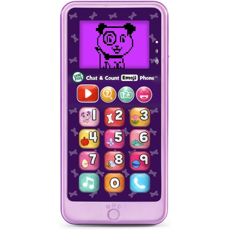 LeapFrog Chat and Count Emoji Phone, Purple