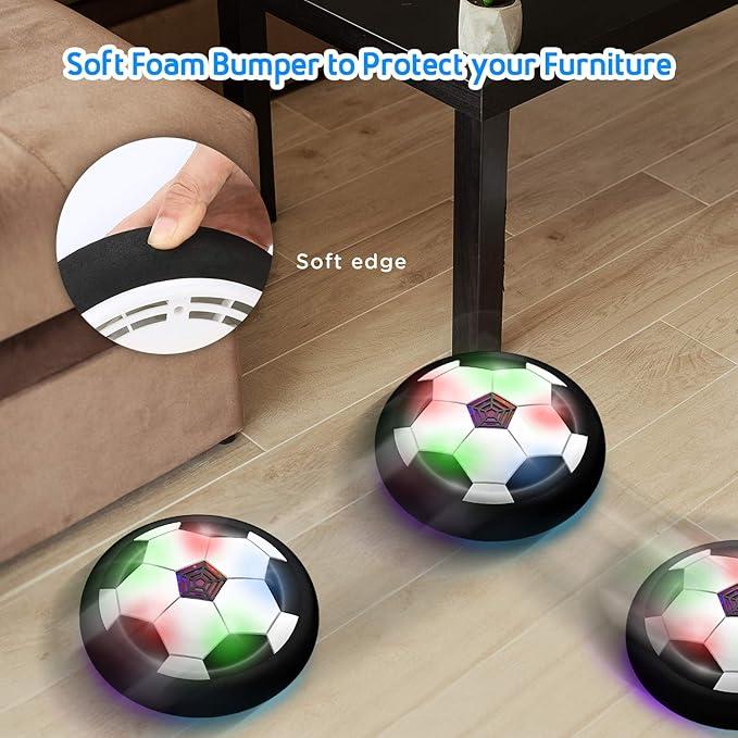 2024 upgraded hover football, round the football dream of youth. LED lights are very cool at night, family gatherings friends parties can play air  planetoy bubble toy