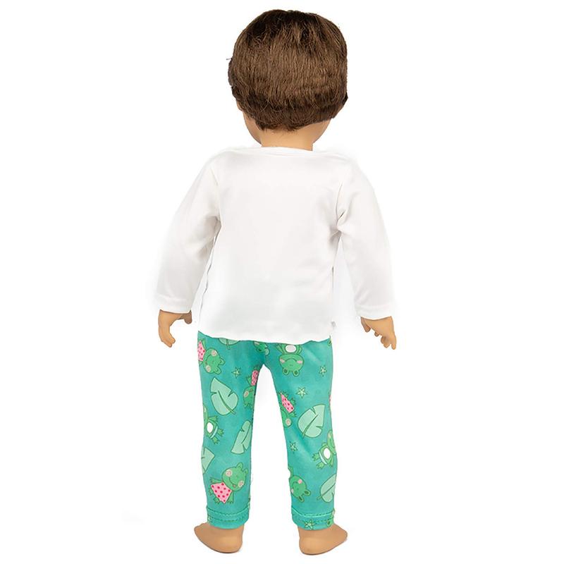 2 Sets 16-18 Inch Doll Clothes Pajamas Outfits for 18 Inch Girl Doll - 2 Pcs Tops + 2 Pcs Pants