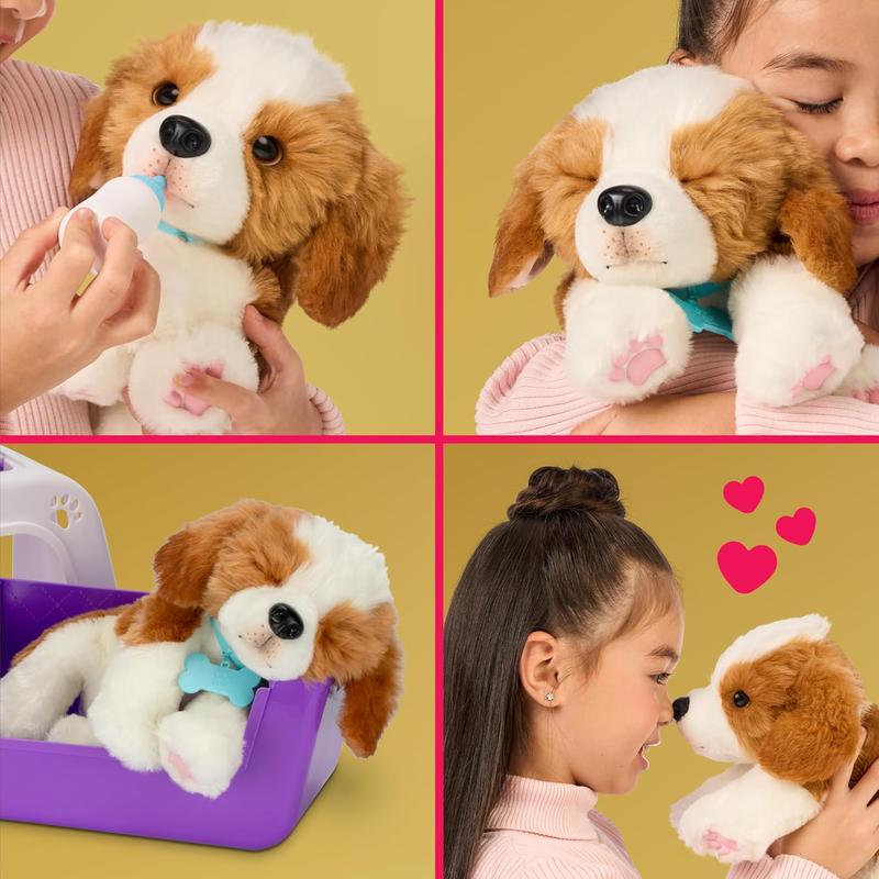 Little Live Pets My Really Real Puppy - Patches The Beagle | Realistic Interactive Toy Puppy That Reacts To Your Touch. 60+ Sounds & Reactions. Soft Fur, Weighted Paws, Blinking Eyes Like A Real Puppy