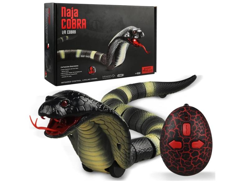 Remote Control Snake Toy RC&Robot Electric Snake Toy Fast Moving of Fake Rattlesnake Christmas Halloween Toys Party Favor Gifts Joke Prank for Boys(Grey) juguete