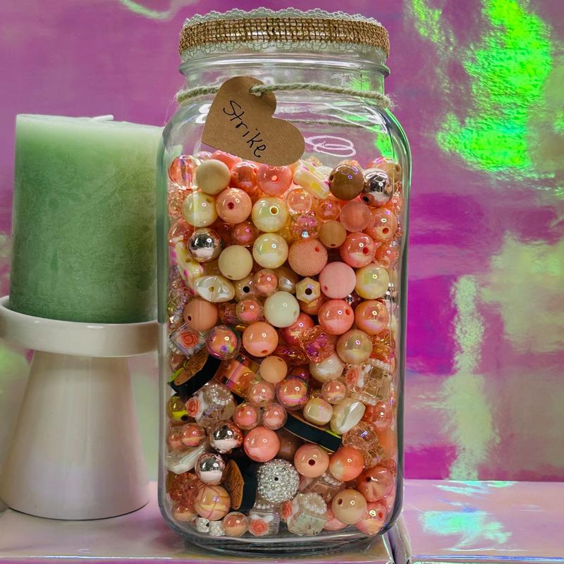 Glass Jar Custom Bead Mixes  All Beads chosen during LIVE stream