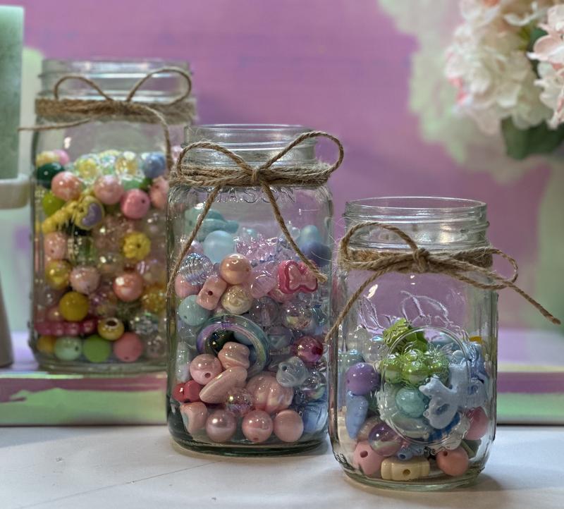 Glass Jar Custom Bead Mixes  All Beads chosen during LIVE stream