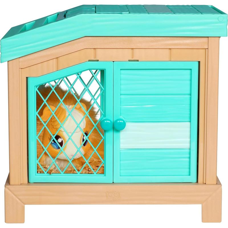 Little Live Pets - Mama Surprise | Soft, Interactive Mama Guinea Pig and her Hutch, and her 3 Surprise Babies. 20+ Sounds & Reactions. for Kids Ages 4+, Multicolor, 7.8 x 11.93 x 11.38 inches