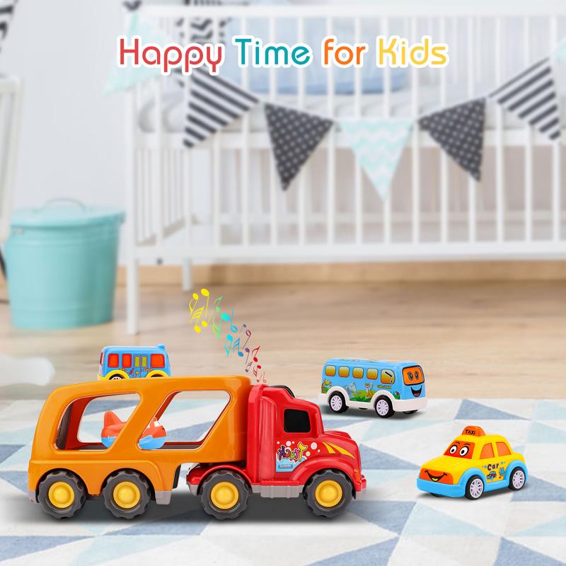 Christmas 2024 Gifts Toys for Kids Nicmore Carrier Truck Kids Toys Car: Toys for Boy 5 in 1 Transport Toys for Kids | Boy Girl Birthday Gifts