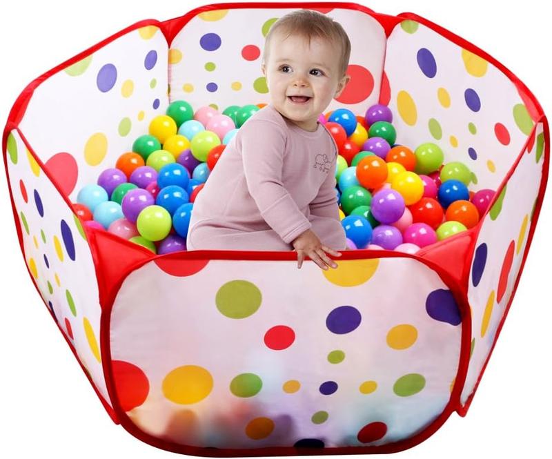 Christmas Kids Ball Pit Large Pop Up Tent for Indoor Outdoor Baby Playpen with Zipper Storage Bag Balls Not Included