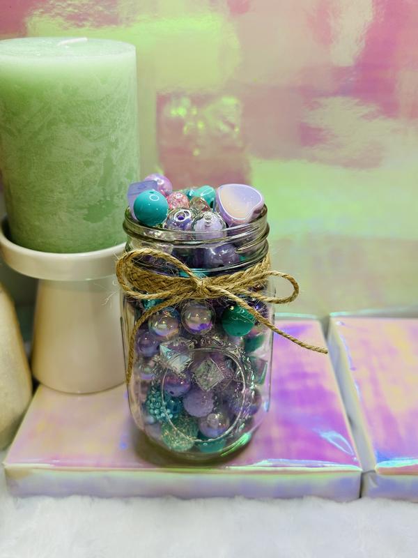 Glass Jar Custom Bead Mixes  All Beads chosen during LIVE stream