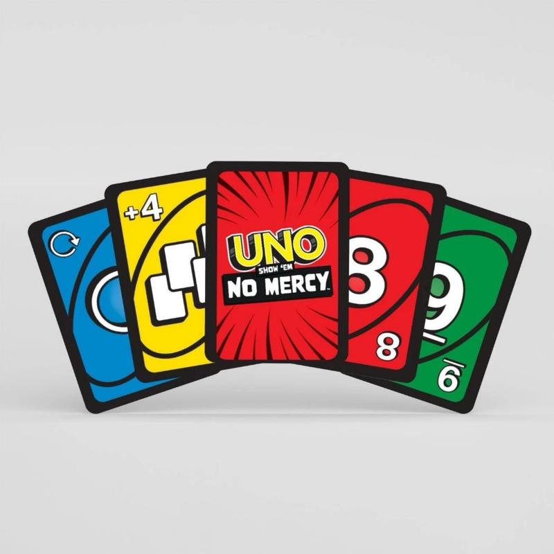 UNO NO MERCY ULTIMATE - +100 + Infinity | 210 Dynamic Cards, Exciting Expansion Cards & Innovative Gameplay | Ultimate Family Game Night Experience card games