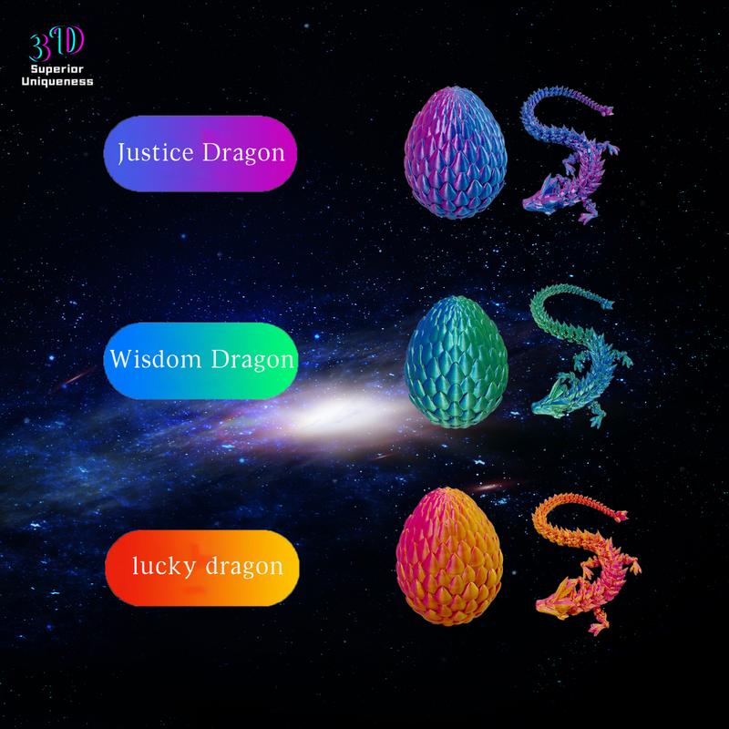 3D Dragon Egg - Year of the Dragon,ADHD, figurines, hobby collections. Gift Decoration (Black Friday - Christmas - Limited-Time Offers)