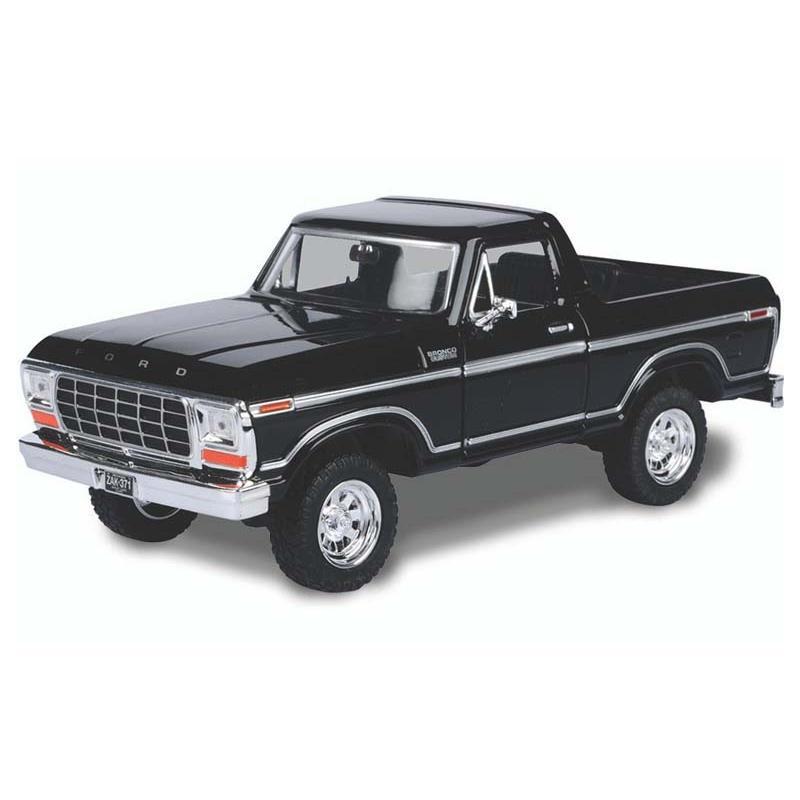 1978 Ford Bronco Custom - Black (Timeless Legends) Diecast 1:24 Scale Model - Motormax 79374BK