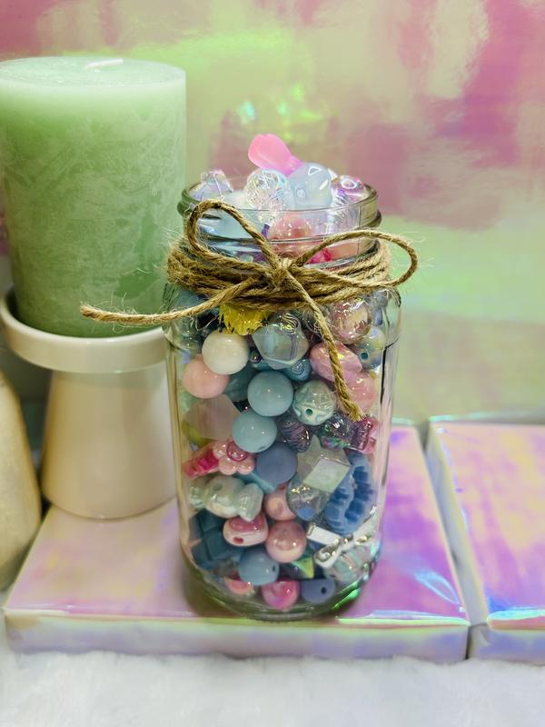 Glass Jar Custom Bead Mixes  All Beads chosen during LIVE stream