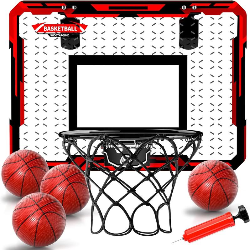 Basketball Hoop Indoor for , Mini Basketball Hoop with 4 Balls, Basketball Toys for  6 7 8 9 10 11 12 Year Old Boys