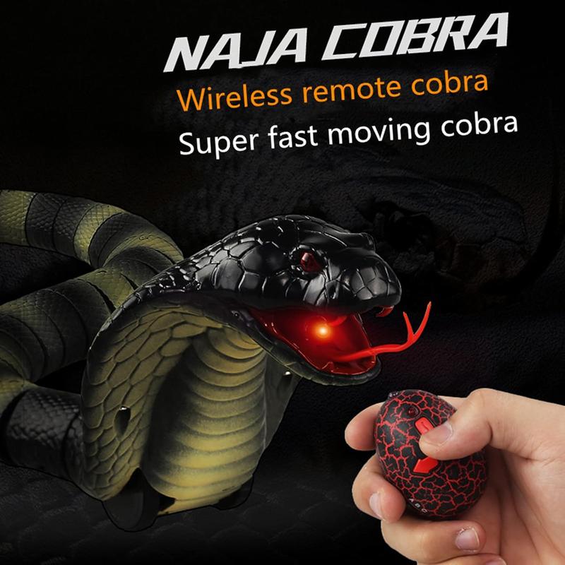 Remote Control Snake Toy RC&Robot Electric Snake Toy Fast Moving of Fake Rattlesnake Christmas Halloween Toys Party Favor Gifts Joke Prank for Boys(Grey) juguete