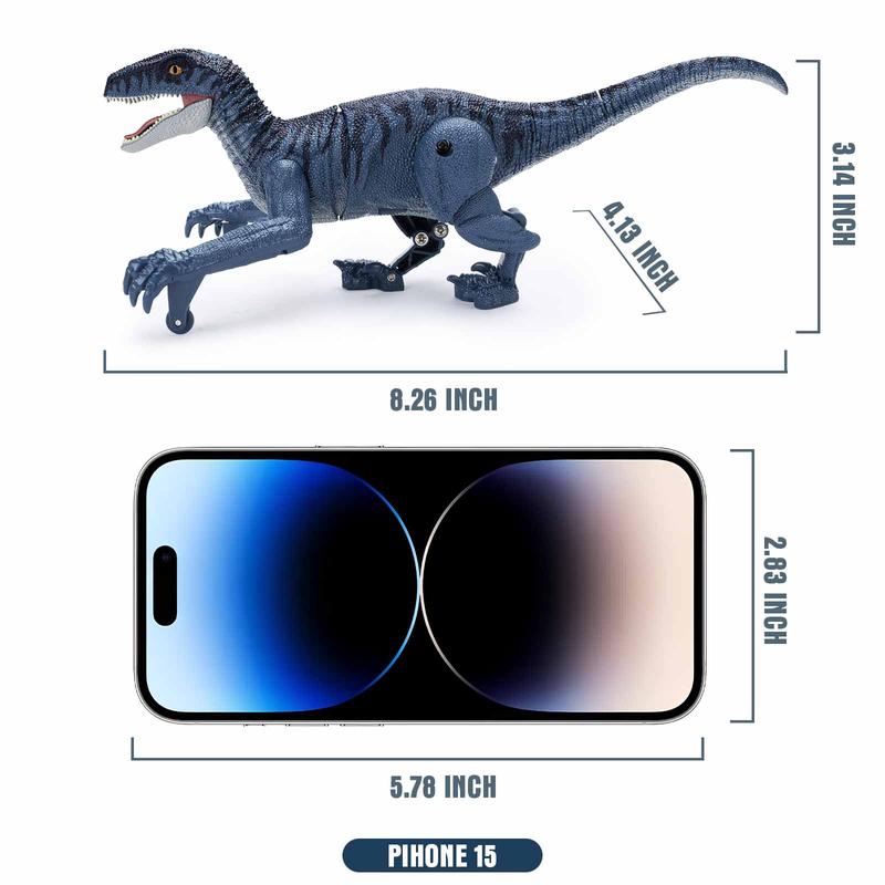 Remote Control Dinosaur for Boys 4-7,Robot Dinosaur Toys for Kids 5-7,Jurassic Velociraptor Toys for Kids 3 5 7 Year Old boy Birthday Gift