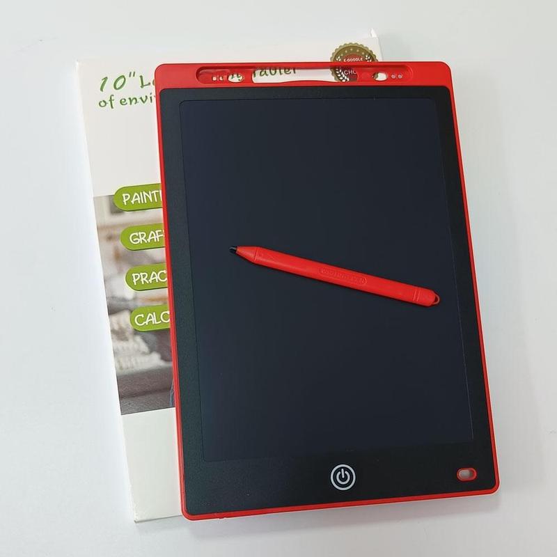 10-Inch LCD Writing Tablet, Battery Required Reusable Writing Tablet, LCD Writing Tablet, Writing Tablet for Students