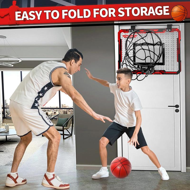 Basketball Hoop Indoor for , Mini Basketball Hoop with 4 Balls, Basketball Toys for  6 7 8 9 10 11 12 Year Old Boys