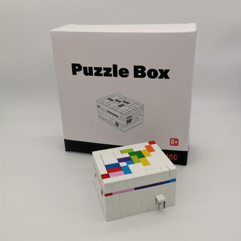 Super Hard Small Pellet Brick Challenge Your Brain Puzzle Box - Perfect for Teens! Halloween Christmas Gift