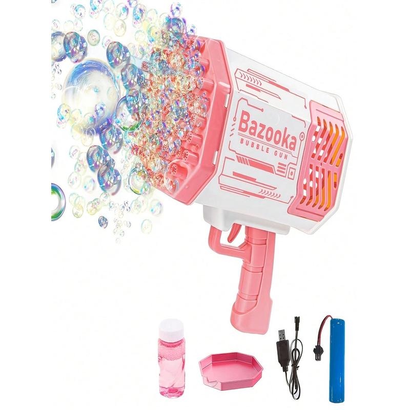 Bubble Machine Gun Kids Toys, Bubble Gun With Colorful Lights And Thousands Bubbles, Outdoor Toy Birthday Party Favors Gifts For Boys Girls Age 3 4 5 6 7 8 9 10 11 12 Years Old