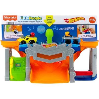 Fisher-Price Little People Hot Wheels Racetrack