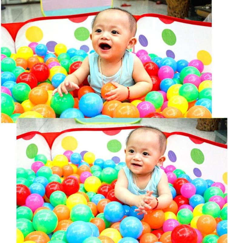 Christmas Kids Ball Pit Large Pop Up Tent for Indoor Outdoor Baby Playpen with Zipper Storage Bag Balls Not Included