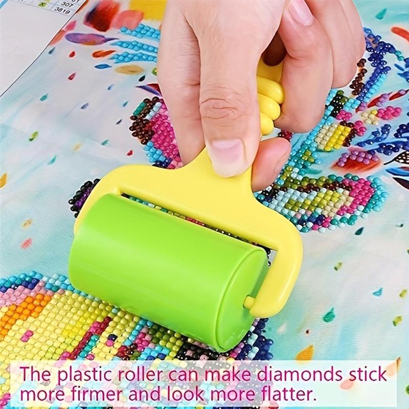 Random Color Diamond Art Painting Roller Tool, 1 Count Plastic Rolling Tool, Diamond Art Painting Accessories for DIY Craft