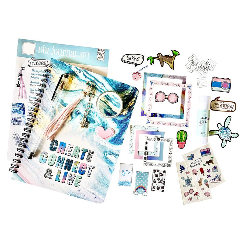 Girls 8-14 DIY Diary Christmas Gift Kit, 63 ideal gift ideas for teens and teenage girls 8 9 10 11 12 13 Age 14 +, birthday gift for teen girls, Scrapbook kit and diary supplies Set Christmas Gift