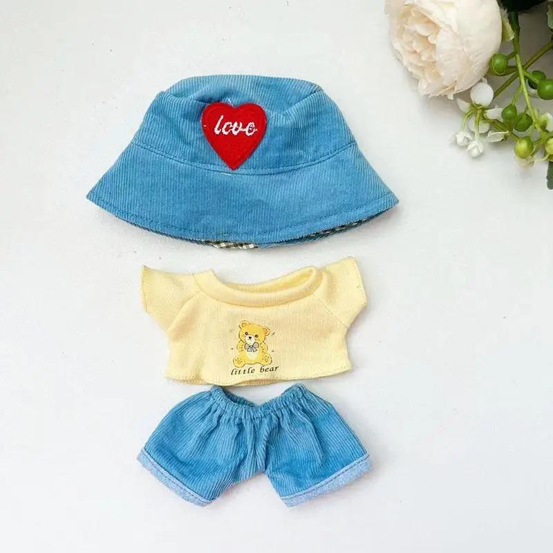 (Only Clothes) 17cm Labubu Out Fit Clothes Time To Chill Doll Clothes For Labubu II Doll Cute Clothes