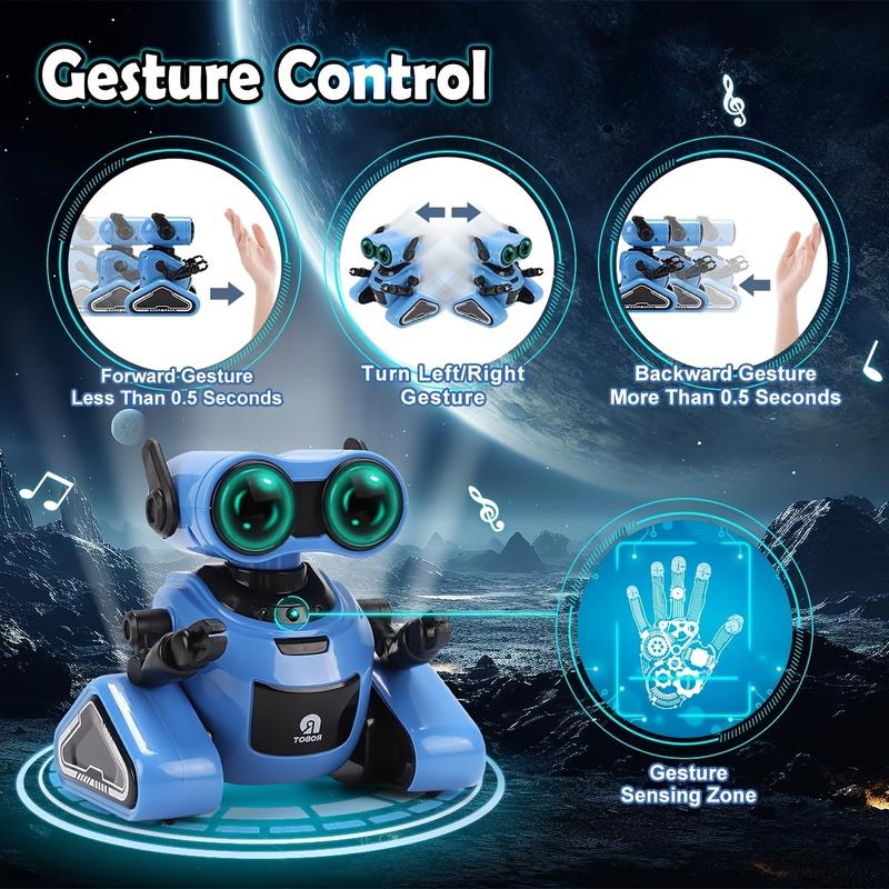 RC Robot Toys STEM Remote Control Robot with Dance, Music, LED Eyes, Interactive Functions for Kids Toddlers Boys Girls 3 4 5 6 Years Old control car