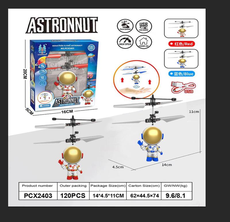 Astronaut Sensing Aircraft, Astronauts, Drones, One-click Sensing, Take-off And Landing, Durable, Fall And Crash Resistant, Suitable For Halloween And Christmas Time As A Gift To Children And Children