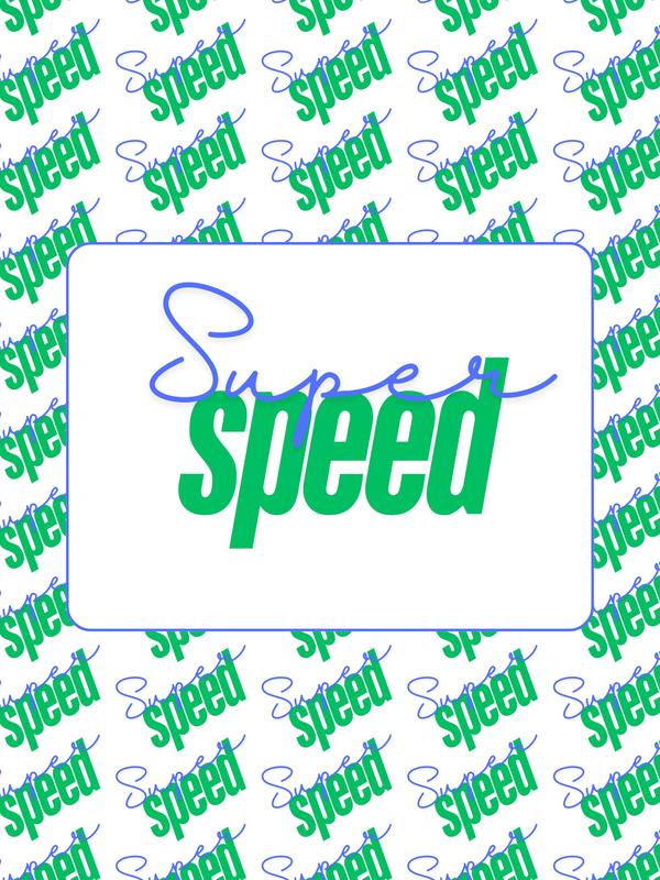 Super Speed Card Game - 90-Card Deck with 2 Blue Suits & 10 Wild Speed Cards - Fast-paced Fun for Family Game Nights