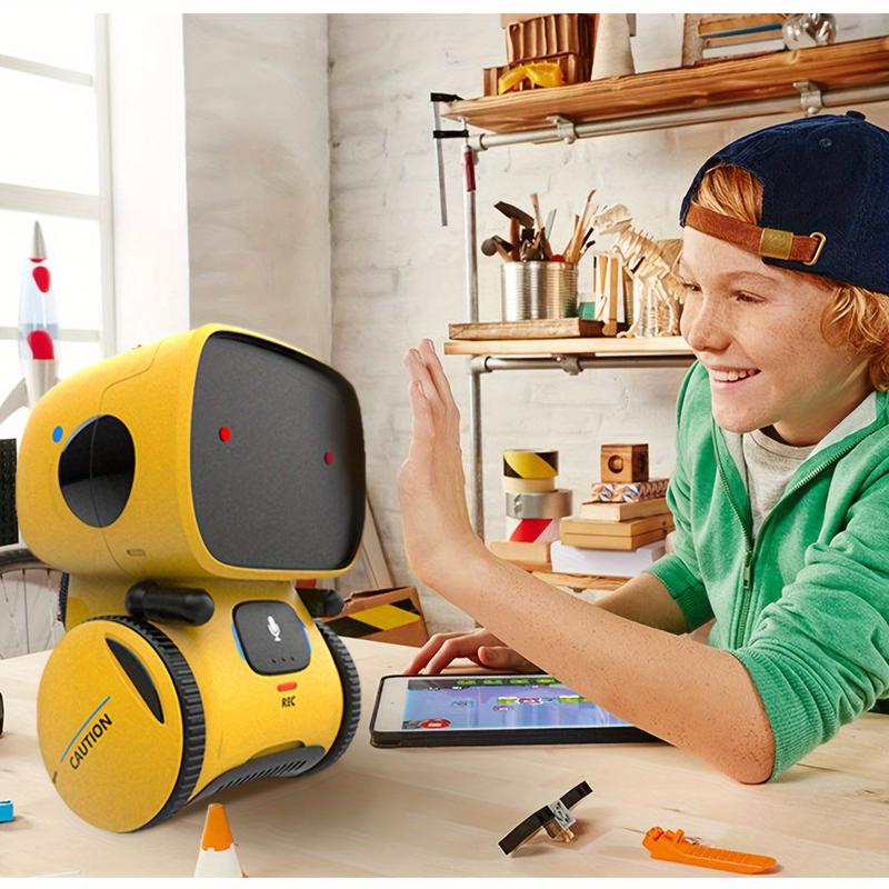 Robot Toy, STEM Toys Robotics For Kids, Dance, Sing, Speak Like You, Recorder, Touch And Voice Control, Great Gifts For Kids