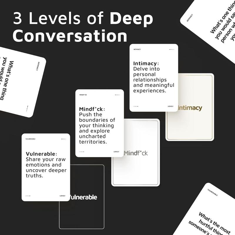 Substance Card Game - 90 Conversation Cards for Adults, Couples, Friends, Co-Workers, Strangers - Meaningful, Deep Conversation Started Card Game for Game Night or Date Night - 2-6 Players