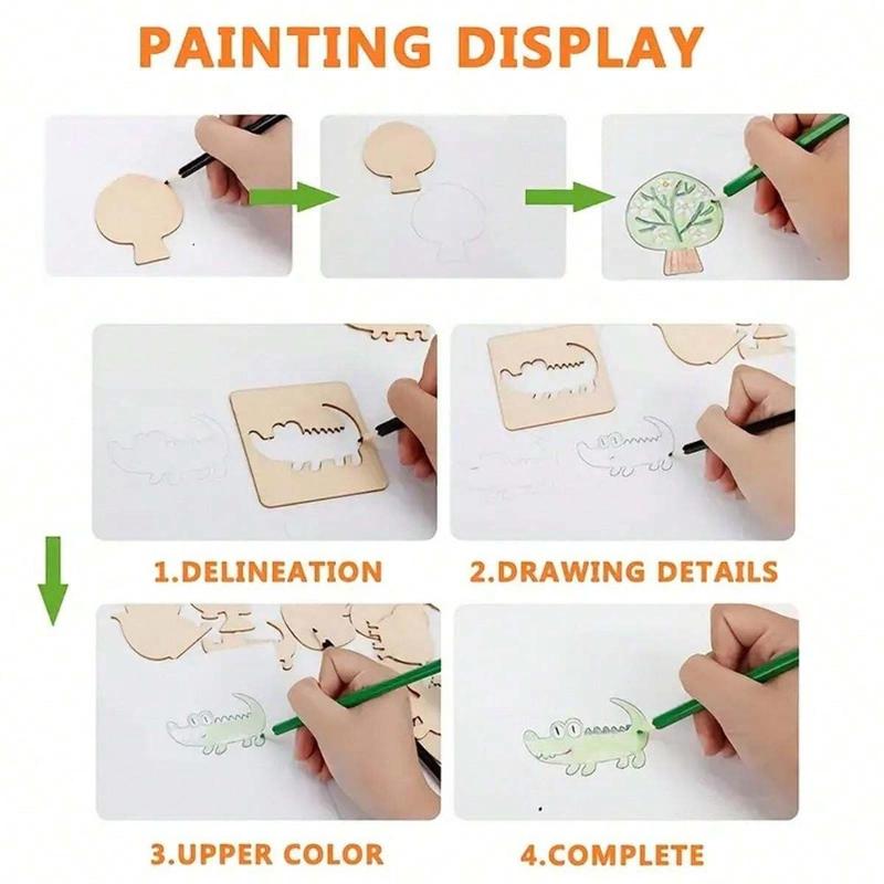 20pcs Painting Board Toy Set for Kids, Art & Handicrafts Kit, Coloring Puzzles with Creative Educational Toys for Artistic Fun