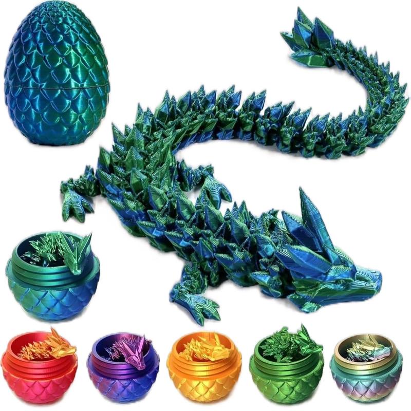 Dragon Egg - Year of the Dragon - Desk Fidget - Surprise 3D - Crystal Dragon