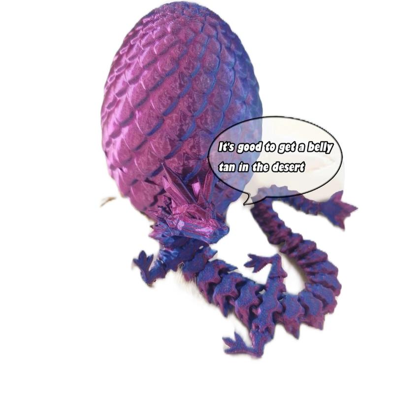 Dragon Egg - Year of the Dragon - Desk Fidget - Surprise 3D - Crystal Dragon