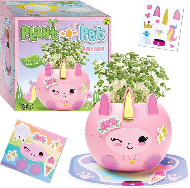 Kids Plant-A-Pet: Unicorn, Stocking Stuffers for Kids, Unicorn Gifts for Girls