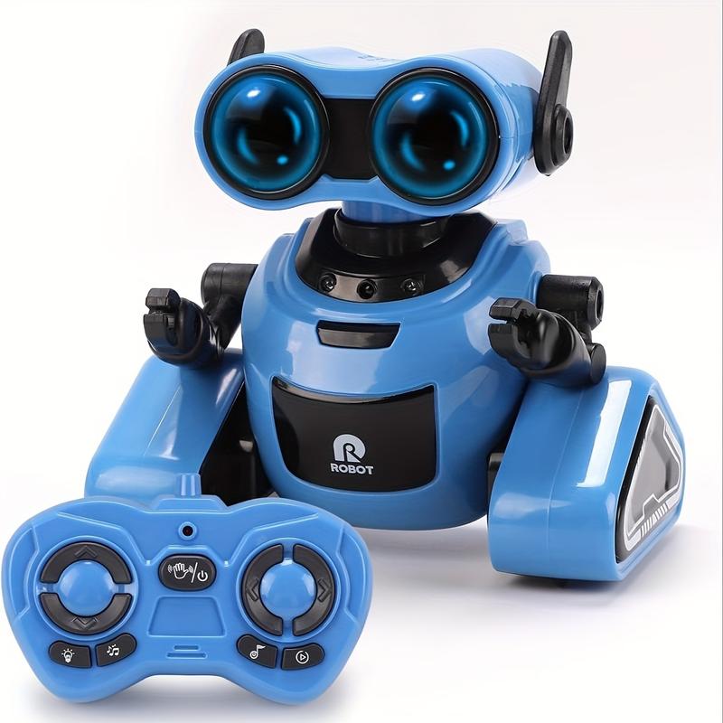 RC Robot Toys STEM Remote Control Robot with Dance, Music, LED Eyes, Interactive Functions for Kids Toddlers Boys Girls 3 4 5 6 Years Old control car