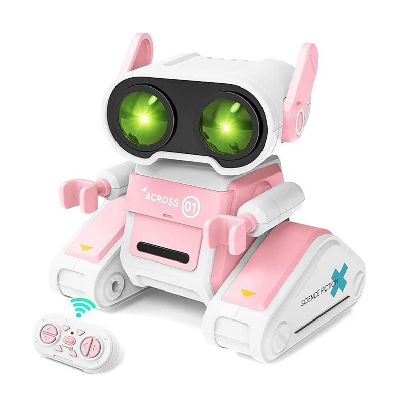 Remote Control Robot Toy, Rechargeable Robot Toy with LED Light, Dancing Robot Toy with Music, Electric Toy for Boys & Girls