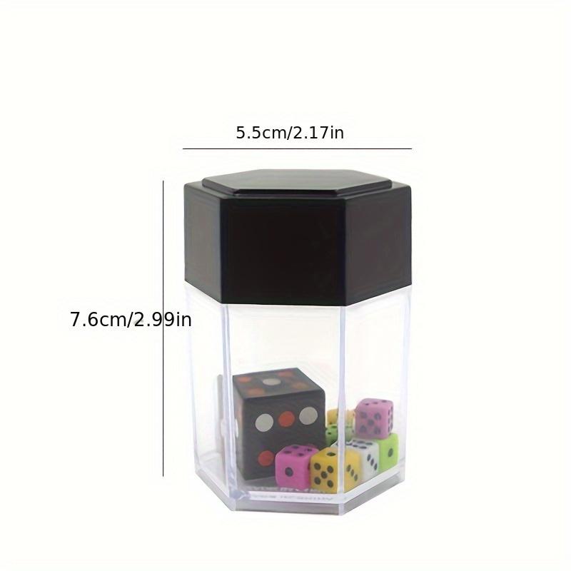 Magic Explosive Dice Trick Set - Multiplying Dice Illusion Kit with Transparent Box, Close-Up Magic Prop, Ideal for Autumn, Halloween, Christmas Gifts