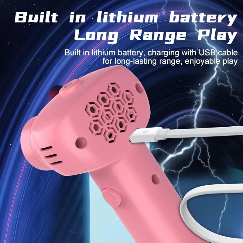 Glow-in-the-Dark Rechargeable String Shooter - Handheld Electric Rope Launcher, Perfect for Parties & Novelty Gifts, Mixed Colors