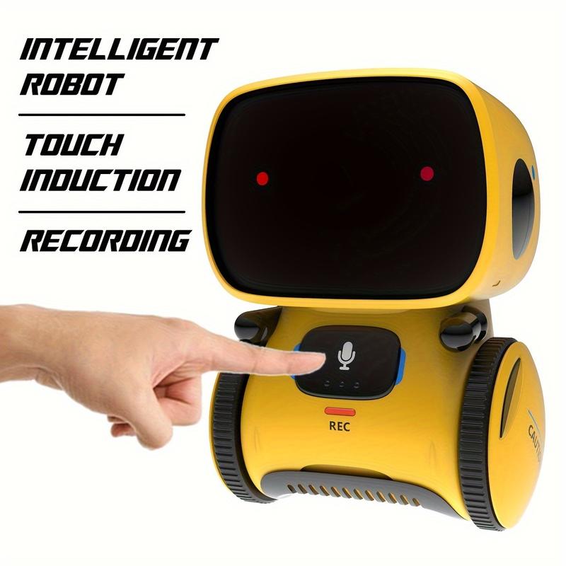 Robot Toy, STEM Toys Robotics For Kids, Dance, Sing, Speak Like You, Recorder, Touch And Voice Control, Great Gifts For Kids