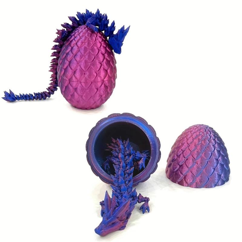 Dragon Egg - Year of the Dragon - Desk Fidget - Surprise 3D - Crystal Dragon