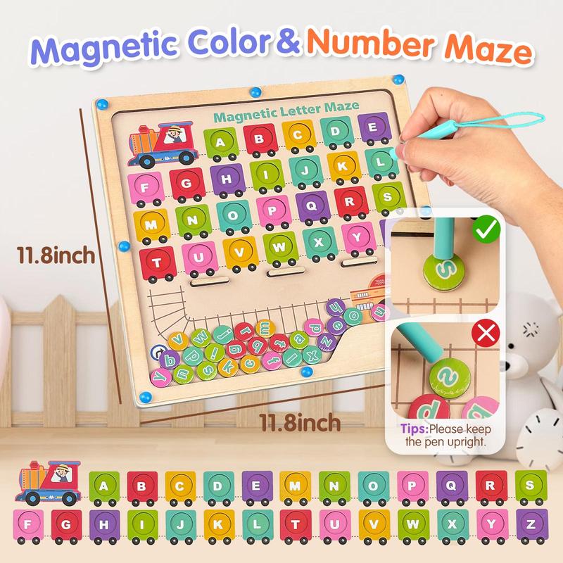 Talgic Wooden Color Matching Counting Puzzle for Toddlers  Educational Fine Motor Skills Toy