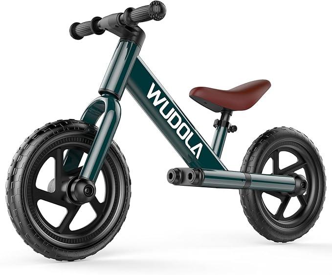 Green Toddler Balance Bike – Tool-Free Assembly, Adjustable Seat, No Pedals, Perfect for Boys & Girls Ages 2-5