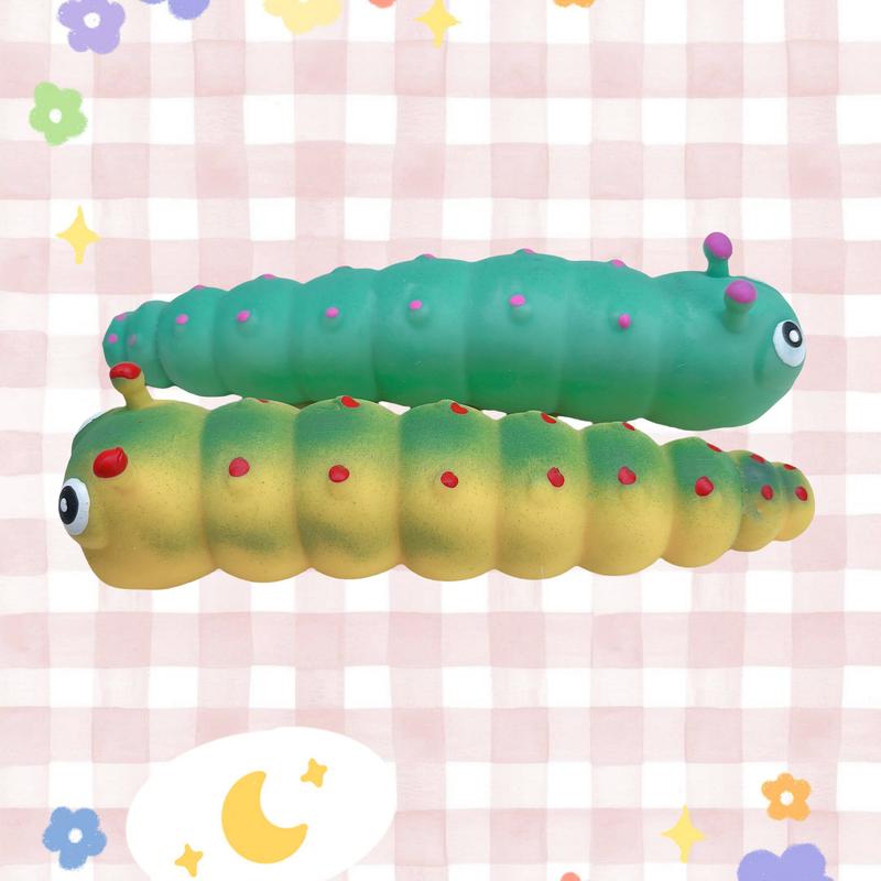 Squishy caterpillar Squishy Balls for Kids and Adults,Halloween&Christmas ,Party Favor Gifts   Fidget Balls Filled with to Relax stress relief  quirky