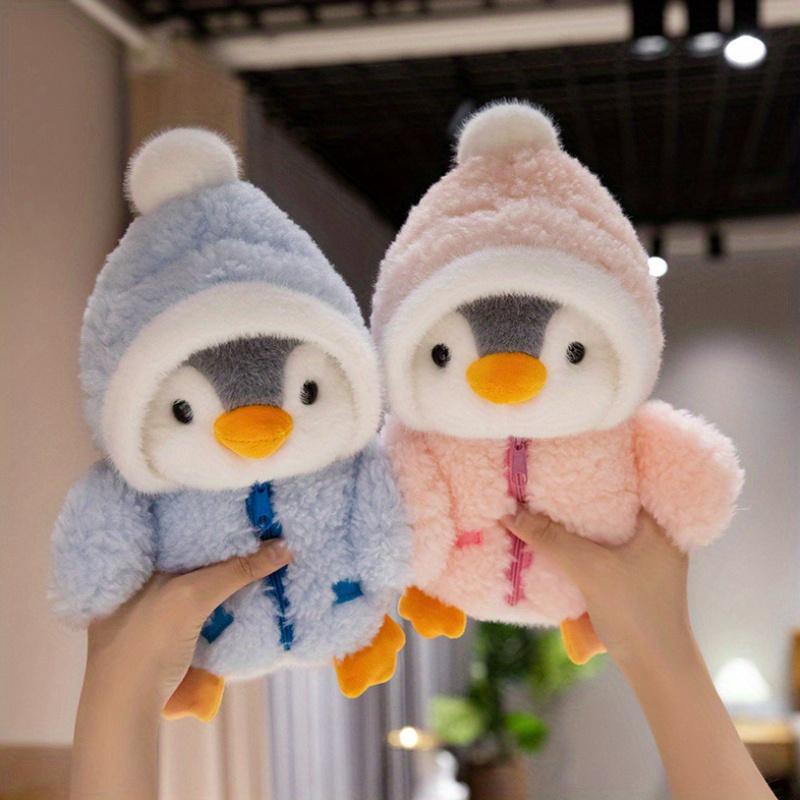 Adorable Winter Penguin Plush Toy - Soft PP Cotton, Cozy Stuffed Doll with Warm Outfit, Cuddly Companion for Toddlers & Infants 0-3 Years Old, Perfect Gift for Christmas, Halloween, and Winter Celebrations