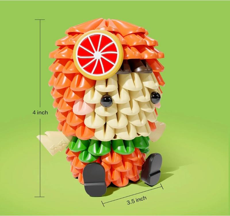 TRICOFUN Fruity Friends Ollie Building Blocks toys-Best gift for kids, Cool gift for Christmas building toy creative toy building brick enlightenment building