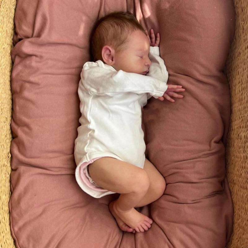 48cm Soft Silicone Asleep Reborn Baby Art Doll Toy For Girl 19inch Bebe with 3D-paint Skin and Visible Veins Like Real Birthday Gift