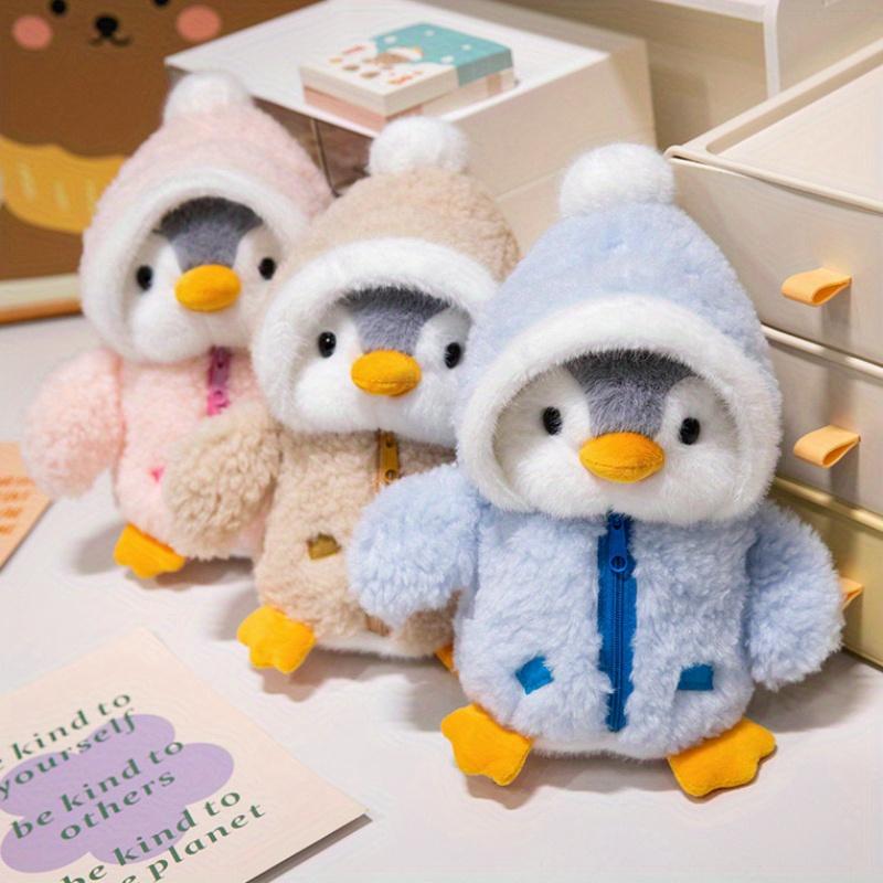 Adorable Winter Penguin Plush Toy - Soft PP Cotton, Cozy Stuffed Doll with Warm Outfit, Cuddly Companion for Toddlers & Infants 0-3 Years Old, Perfect Gift for Christmas, Halloween, and Winter Celebrations